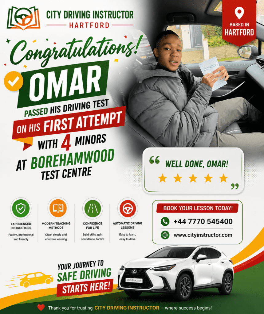 Congratulations to Omar on passing!