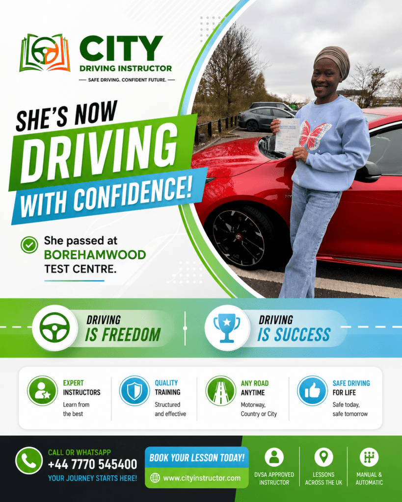 Driving confidence advertisement for instructors