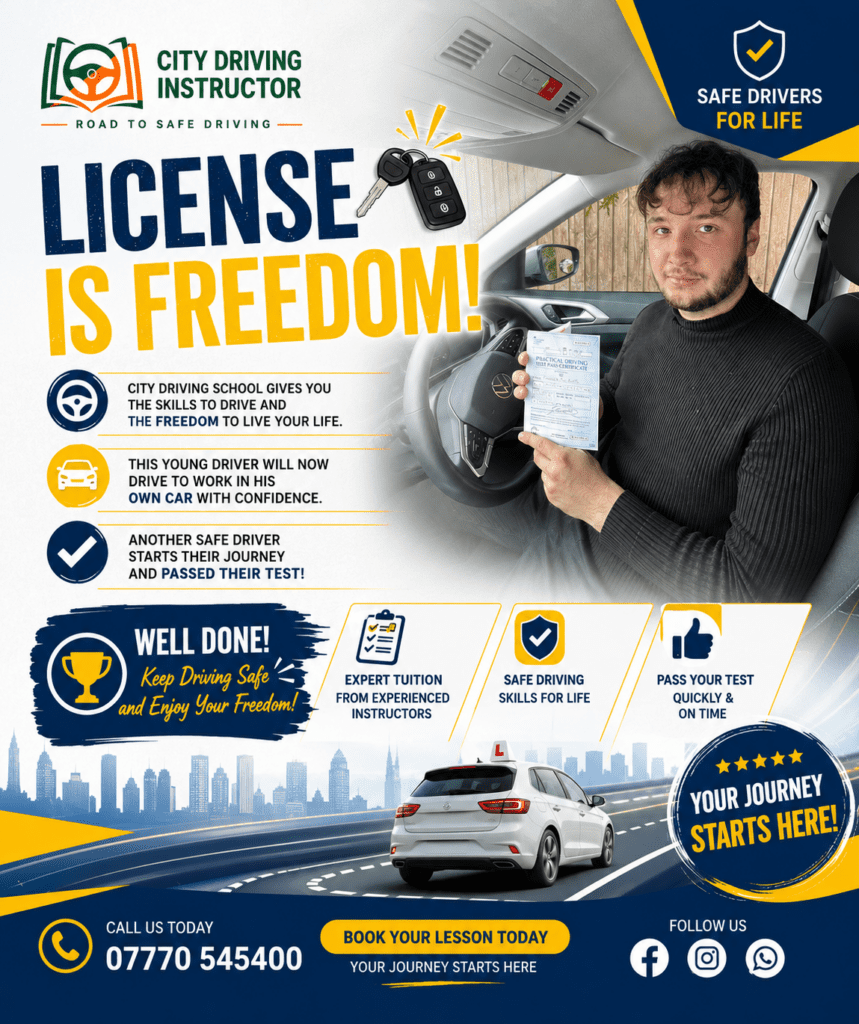 Driving license promotion and instruction