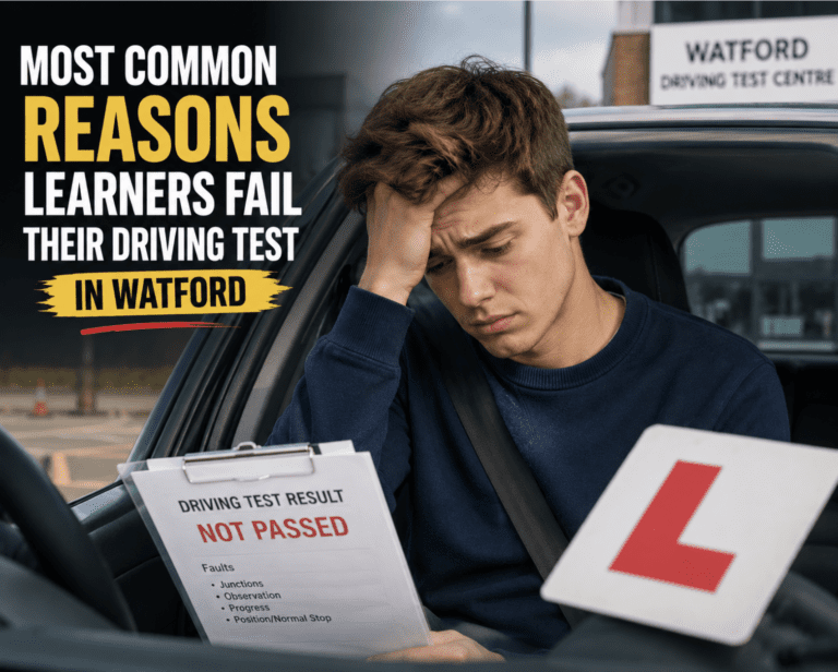 Most Common Reasons Learners Fail Their Driving Test in Watford