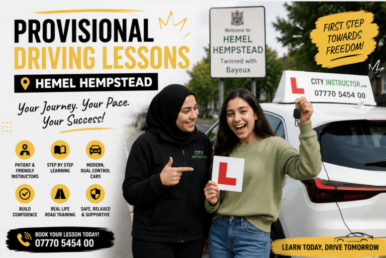 rovisional driving lessons Hemel Hempstead