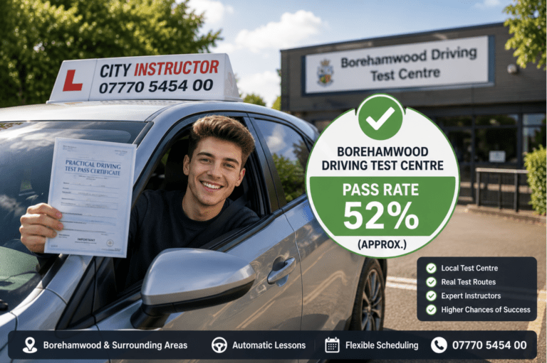 Borehamwood Driving Test Centre Pass Rate